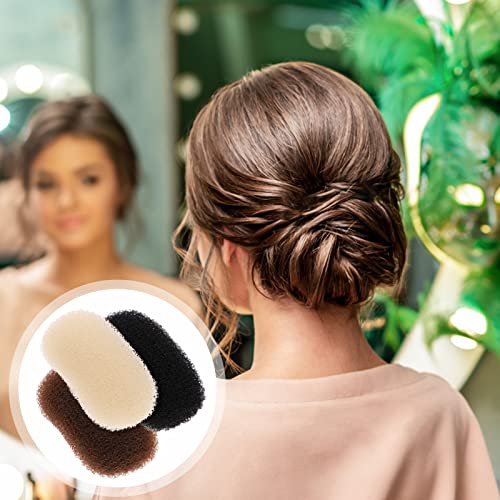 Hair Volume Hair Bumps For Volume Insert 3 Pack Bump It Up Volume Hair Clips For Women Bump It Hair Accessory Hair Padding For Updos Do Beehive Hair Base Charming Hair Style Tool - Image 6