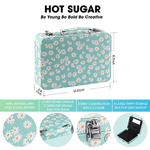 Hot Sugar Makeup Kit for Teenager Girls 10-12, All in One Beginner Makeup Kit for Women Full Kit, Teen makeup kit Cosmetic Gift Set on Birthday Christmas (MINT DAISY) - Image 2