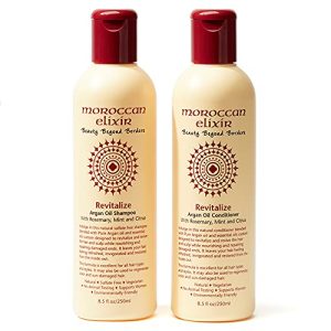 Revitalize Hair Treatments Argan Shampoo & Conditioner Set For Woman | Enriched with Antioxidants, Minerals & Vitamin E | Suitable for All SkinType | Set of 2, 805 fl Oz