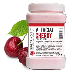 Sugaring NYC Vajacial Jelly Cherry Mask Peel-Off Bikini Underarms Area Peel Mask - Cherry - Professional Size 23oz