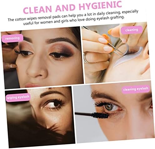 Eyelash Cleaning Pads 2 Boxes 100 Count Lint-Free Wipes for Lash Extension Glue Nozzle - Image 5