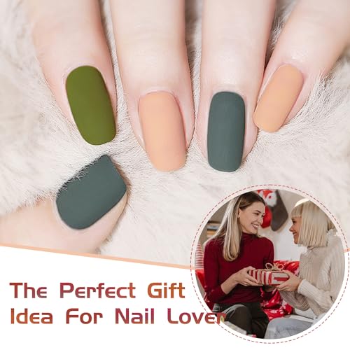 JODSONE 36 PCS Gel Polish Kit with U V Light 4 Bottles of Base Coat Glossy Matte Glitter Top Coat - Image 4