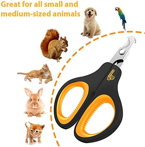 Cat Nail Clipper - Professional Cat Claw trimmer & Cat Claw Clipper - Cat Nail Trimmers Suits All Small Animals such as Dogs, Cats, Puppies, Kittens, Birds, Hedgehogs, ferrets, rabbits, hamsters .. - Image 2