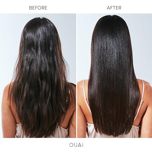 OUAI Hair Gloss Bundle, Medium Hair - Includes Hair Gloss and Medium Shampoo - Volumizing, Frizz-Control Hair Bundle (2 Count, 6 Oz/ 10 Fl Oz) - Image 4