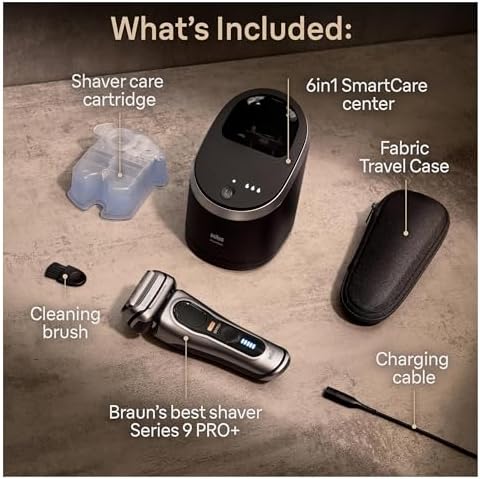 Braun Series 9 PRO+ Electric Shaver for Men 5 Shave Elements 60 Min Runtime New - Image 2