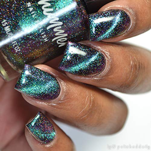 KBShimmer Universal Appeal Multichrome Magnetic Flakie Nail Polish 0.5 oz Full Sized Bottle - Image 6