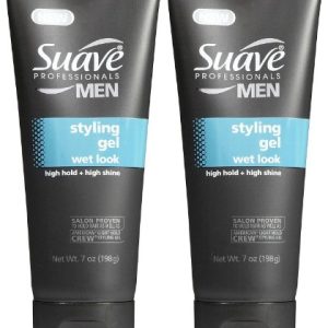 Suave Professionals Men's Styling Gel, Wet Look, 7 oz