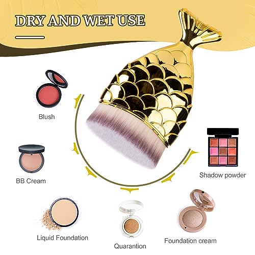 Kabuki Sunscreen Brush for Kids, Liquid & Powder Makeup, All Skin Types, SPF Protection - Image 6