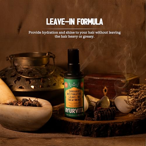 Shikakai Restorative Leave-In Conditioner - Herbal Remedy For Dry Scalp and Strands - Moisturizing, Scalp-Cooling Spray - Planet-Friendly, Bio-Sourced Formula and Packaging - 5 Oz - Image 3