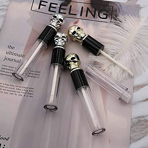 Skull Cap Lip Gloss Tubes 10ml 6-Pack for Effortless Application - Image 8