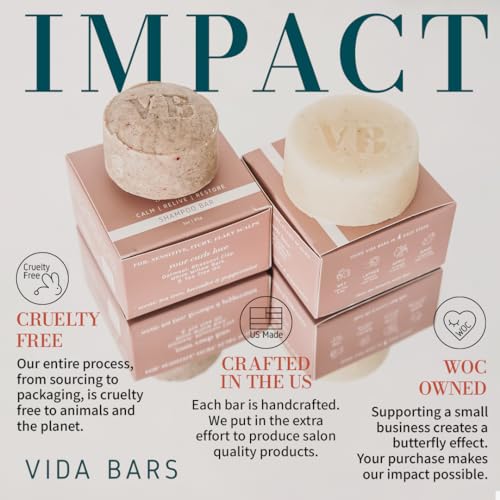 Soothe Solid Conditioner Bar for Curly Hair | All Natural Moisturizing Bar Conditioner for Itchy, Flaky Scalp | Vegan, Sulfate Free, Paraben Free, Handmade in the USA (Lavender Scent) - Image 4