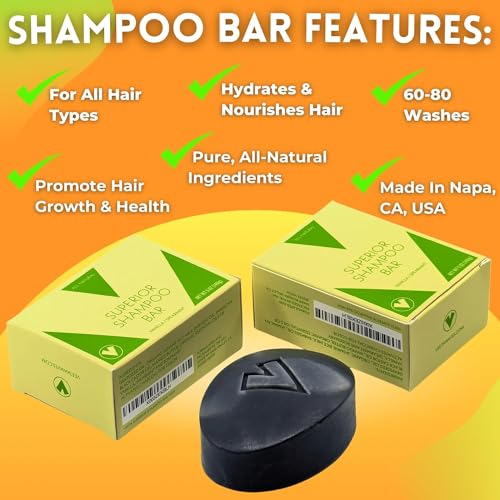 Veeta Superior Shampoo Bar (5 ounces) - Strengthen & Promote Hair Growth Jamaican Black Castor Oil, Extreme Lather, All Natural Plant Based - Image 6