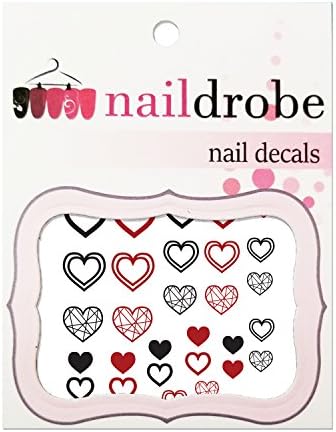 4 Pack Valentine's Day Water Slide Tattoo Nail Art Decal Sets (New Improved Version) - Image 2