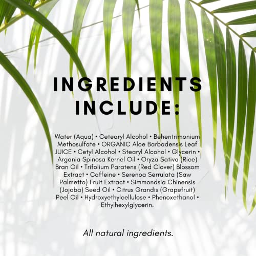 Argan Oil Conditioner (8 oz.) Deep Conditioner, Hair Treatment for Dry, Damaged Follicles, Split Ends | Sulfate, Paraben, Fragrance Free | For Men & Women | Made in USA - Image 4