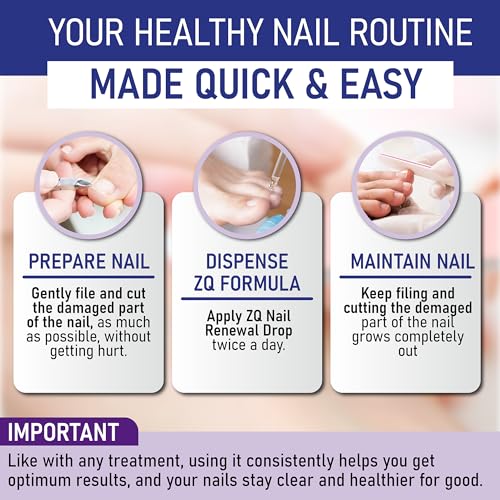 Extra Strength Toenail & Fingernail Repair Drops - Nail Care Renewal for Thick, Damaged & Discolored Nails - 2 Pack - Image 6