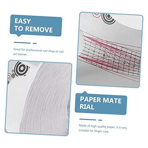 FRCOLOR 1 Roll Nail Paper Holder Stickers for Gel Builder Tips and Nail Art - Image 8