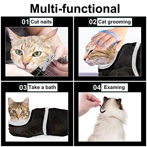 Patelai 5-Piece Cat Bathing and Grooming Kit for Effortless Pet Cleaning - Image 5