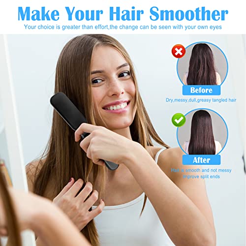 Compact Travel Hair Brush for All Genders, Lightweight & Portable for Easy Styling - Image 4