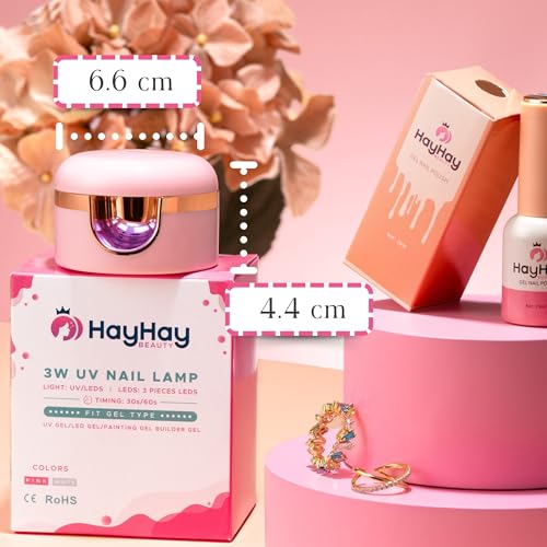 3W Portable UV Nail Lamp with 180-Degree Rotation, 30/60s Timer for Gel Polish - Image 4