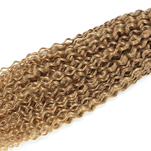 REMY Hair Color #27 Brazilian Human Hair Bundle Honey Blonde Bundle Kinky Curly Unprocessed Hair Extension - Image 3