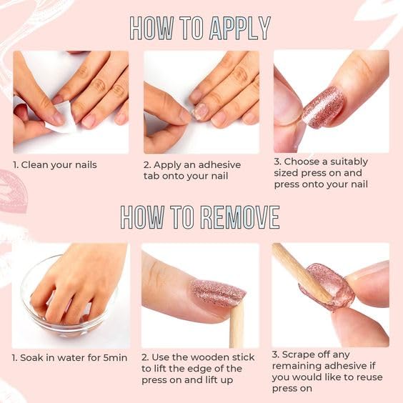 24Pcs Valentine’s Day French Tip Press on Nails Short Square Shaped Fake Nails with Rainbow Color Designs False Nails Lovely Clouds Full Cover Nails Press on Reusable Stick on Nails for Women Girls - Image 7