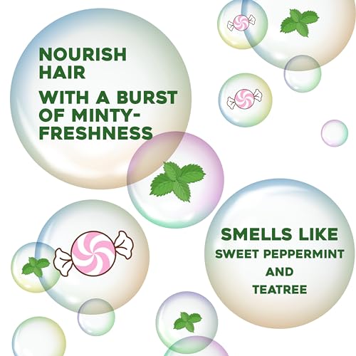 OGX Hydrating + Tea Tree Mint Conditioner, Nourishing & Invigorating Scalp Conditioner with Tea Tree & Peppermint Oil & Milk Proteins, Paraben-Free, Sulfate-Free Surfactants, 13 fl oz (Pack of 2) - Image 5