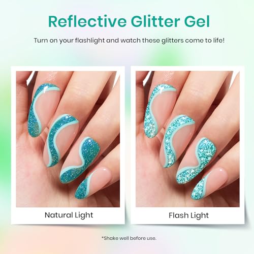 Beetles Nail Blooming Gel 15ml Clear Uv Led Blossom Gel Polish for Spreading Effect with Gel Polish Nail Set 36 Colors Verse of Flower Collection Spring Pink Nail Polish Pastel Gel Polish - Image 5