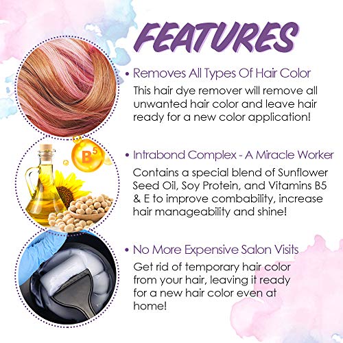 Punky Color Colour Off Kit Hair Color Remover For Temporary, Semi-permanent, Demi-permanent And Permanent Hair Dye - Image 4