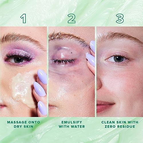 Farmacy Natural Cleansing Balm - Green Clean Makeup Remover Balm - Effortlessly Removes Makeup & SPF - 200ml Makeup Cleansing Balm - Image 4