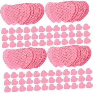 800 Sheets Eyelash Cleaning Pads Nail Dip Powder Remover Nail Polish Remover Heart Shaped Nail Wipes Cotton Nail Wipes Cleaning Wipes Nail Supplies Gel Nail Remover Wipes Nail Pads