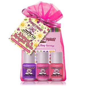 Piggy Paint Non-Toxic Girls Nail Polish Gift Set 5-Piece Bundle Scented