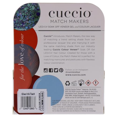 Cuccio Matchmaker Give It A Twirl Nail Lacquer and Gel Polish 0.43 oz Long Lasting High Shine - Image 2