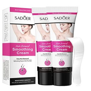 Hair Removal Cream,Fast Effective Hair Removal Cream,Full Set Gentle Formula For Bikini Area the body, legs, underarms Hair Removal for All Skin Types,1.76 OZ Bottle w/Spatula(2 PCS)