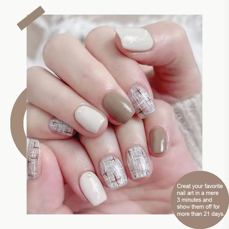 Arte Clavo 15ml Jelly Nude Gel Nail Polish, Milky Nude Gel Polish for UV Light Nail Art DIY Manicure and Pedicure at Home UV LED Cured 0.5 fl oz (Milky White Gel Polish) 1423…… - Image 5