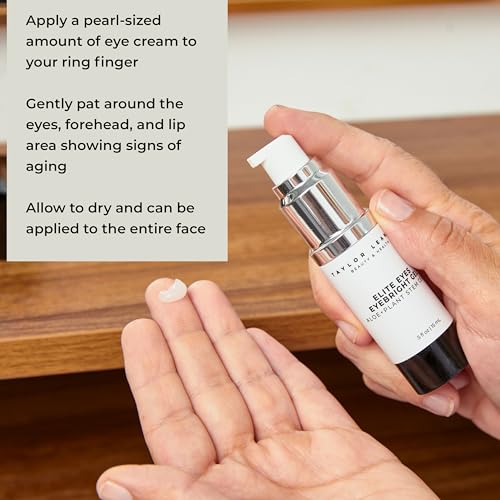 Eye Firming Serum Advanced Formula with Stem Cells Aloe Peptide - Anti Aging Reduce Wrinkles Fine Lines Dark Circles Undereye Puffy Bag Remover 0.5 oz - Image 6