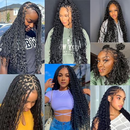 Water Wave Bulk Human Hair No Weft boho Knotless Braids Human Hair 16Inch Remy Human Hair For Braiding 2 Bundles Braids Per Pack 100g Micro Braiding Human Hair Wet and Wave Natural Color - Image 8