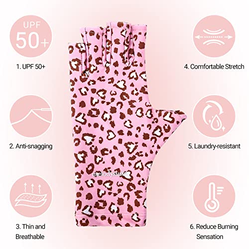 MelodySusie UV Glove for Gel Nail Lamp, Professional UPF50+ UV Protection Gloves for Manicures - Image 3