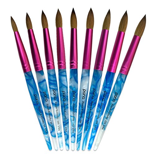 PANA USA Size 6 Kolinsky Hair Professional Acrylic Nail Art Brush - Image 6
