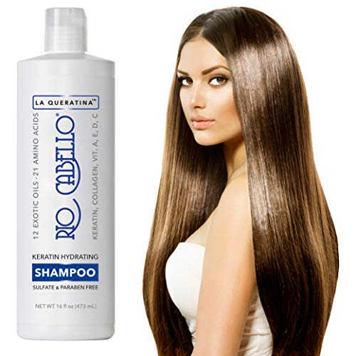 Sulfate-Free Hydrating Keratin Shampoo and Conditioner Set for Dry Hair 16 oz - Image 4