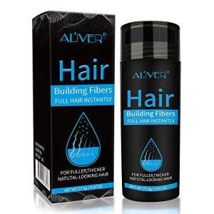 Dark Brown Natural Hair Building Fibers 0.97Oz for Thinning Hair Bald Spot Concealment