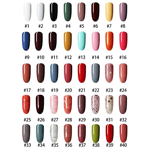 Gel Nail Polish Gel Polish Set Jelly Gel Polish Nail Art Neutral Nude Shinny Chip-Resistant Quick Dry for Long-lasting Manicure Salon at Home Nail Gel Polish Nail Glitter Sales Today - Image 6