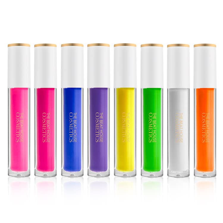 The Beat House Cosmetics Neon Liquid Eye Liner (Neon Lights) Neon Green Neon Liquid Eye Liner | Colorful | Neon Eyeliner | Pigmented UV Glow Waterproof Long Lasting Gel Liquid Eye Liner - Image 3