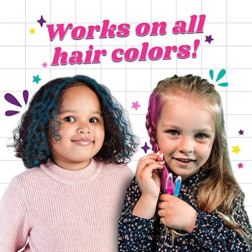 PURPLE LADYBUG 12 Colors Washable Hair Chalk for Girls, Temporary Hair Color for Kids - Gift for Tweens & Teens, 8 9 10 11 12 Year Old Girl Gift Ideas, Birthday Teen Girl Gifts - Image 5