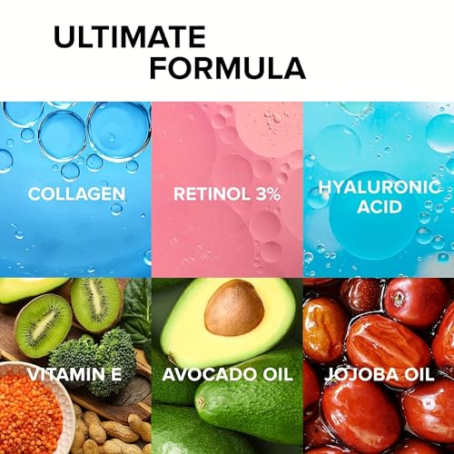 Retinol Hyaluronic Acid Collagen Anti-Aging Cream for Smooth Youthful Skin 1.7oz - Image 3
