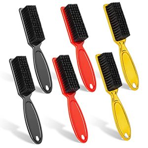 BEATURE 6-Piece Barber Blade Cleaning Brush Set for Clippers Trimmers Black Red Gold
