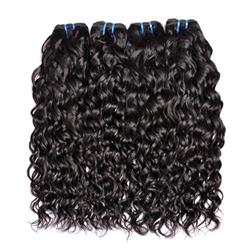 26 Inch 10A Brazilian Water Wave Human Hair Extensions Bundle Wet Wavy Dyeable - Image 2