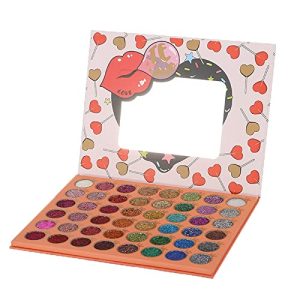 48-Color Waterproof Glitter Eyeshadow Palette for Vibrant, Long-Lasting Makeup