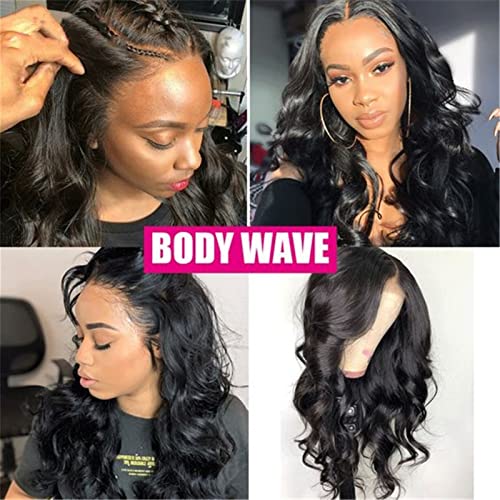 Women Wigs 8-28 Inch Transparent Lace Wigs Brazilian Body Wave Lace Front Wig 13x4 Glueless Lace Front Human Hair Wigs Pre Plucked with Baby Hair Human Hair Wigs - Image 6