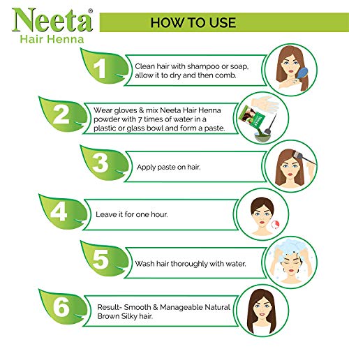 Natural Brown Henna Herbal Hair Dye Powder Ammonia Free 4.41 Oz Volume - Image 7