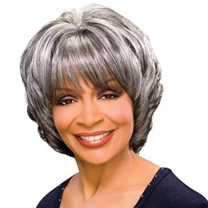 3T280 Mid Length Shag Synthetic Wig with Bangs for Women, Lightweight and Stylish